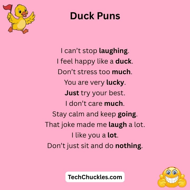 Duck Puns 1