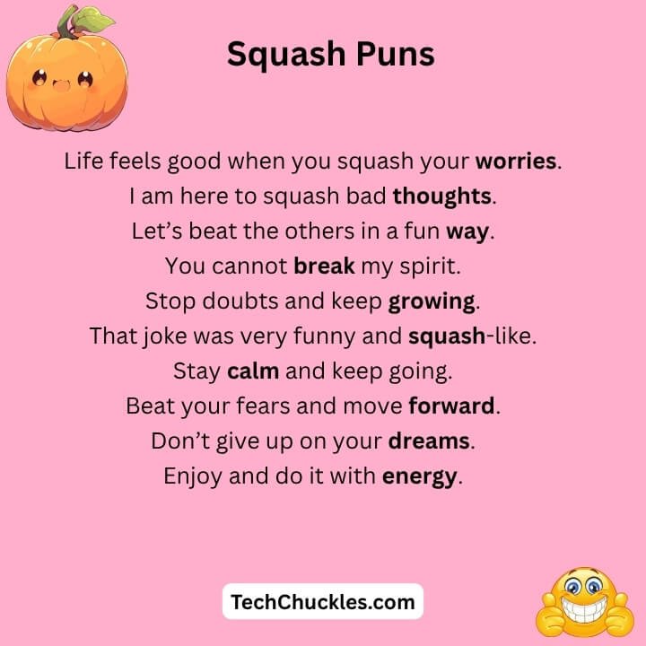 Squash Puns 