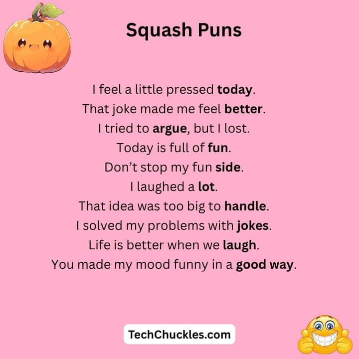 Squash Puns 