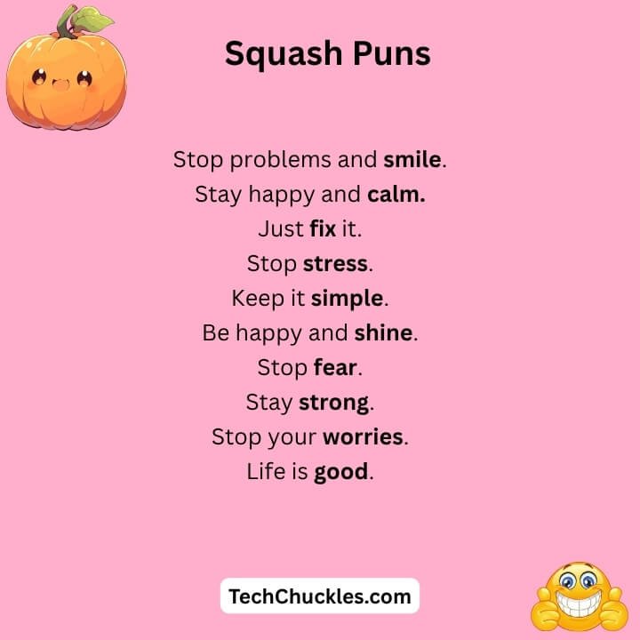 Squash Puns