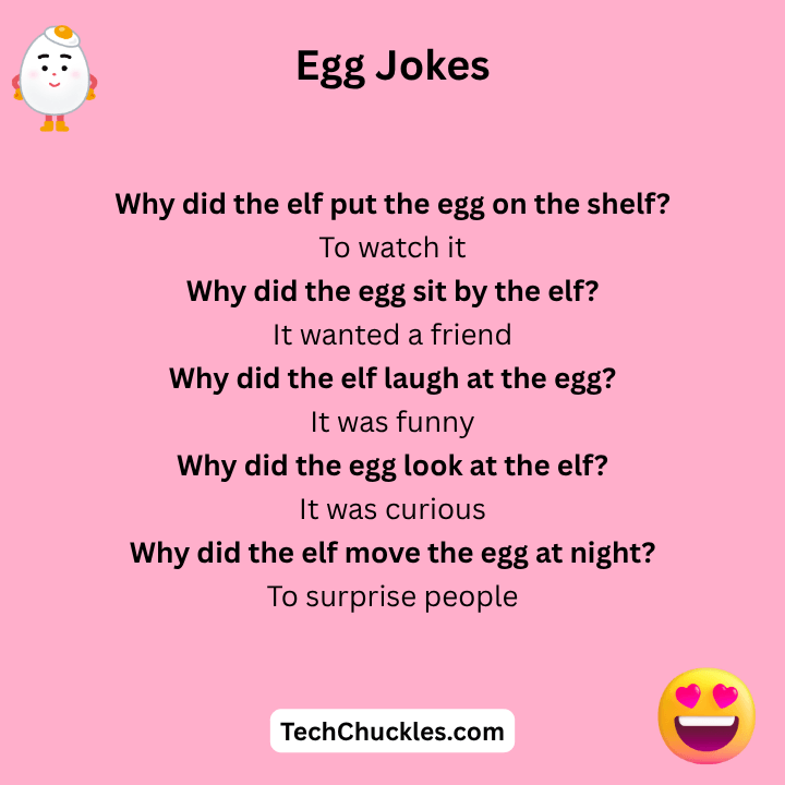 Elf On The Shelf Egg Jokes  