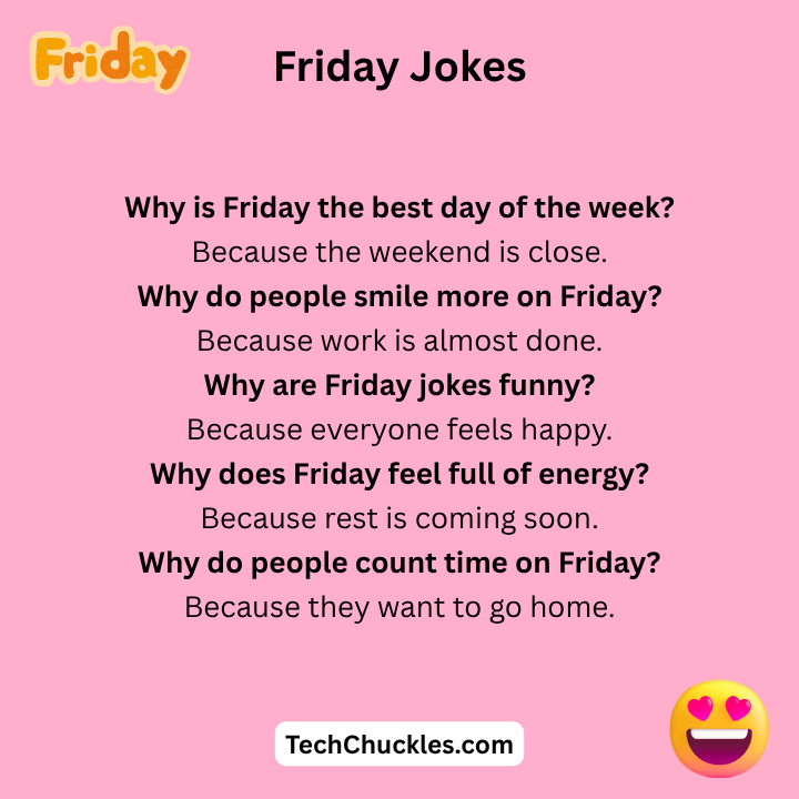Friday Jokes Of The Day