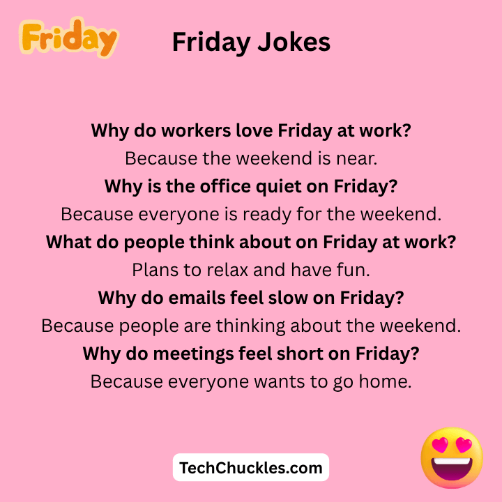 Friday Jokes For Work