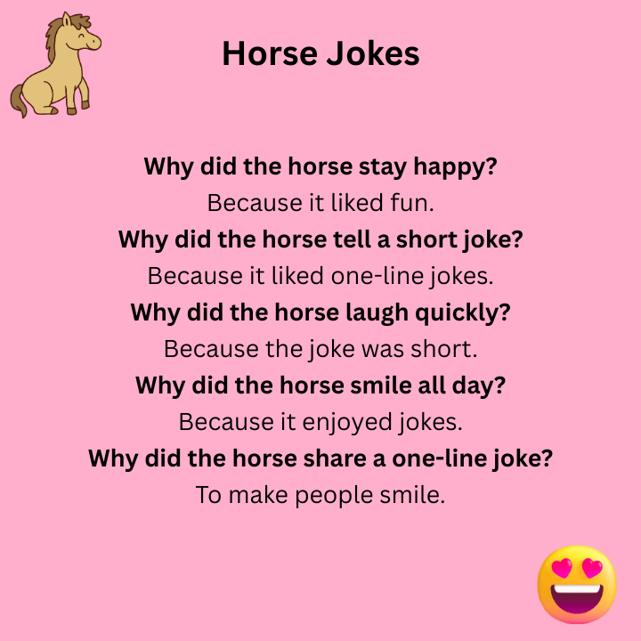 Horse Jokes One Liners
