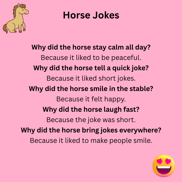 One Liner Horse Jokes