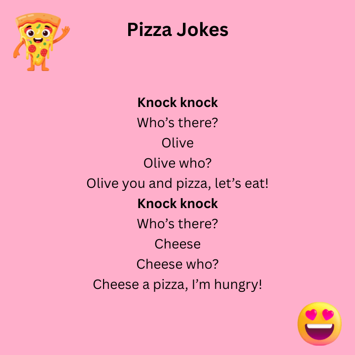 Knock Knock Pizza Jokes