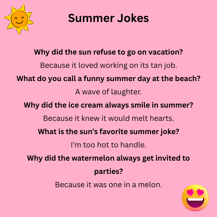 Summer Jokes One Liners