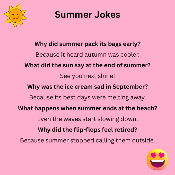 End Of Summer Jokes