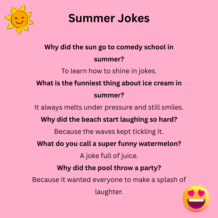 Funniest Summer Jokes