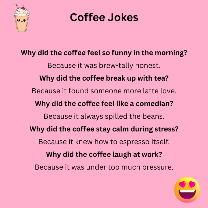 Funny Puns Coffee Jokes