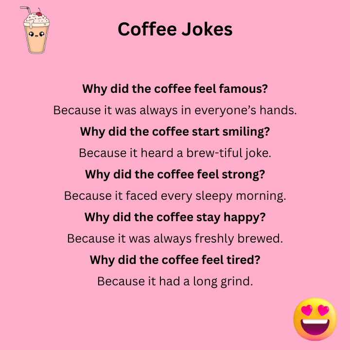 Coffee Jokes One Liners
