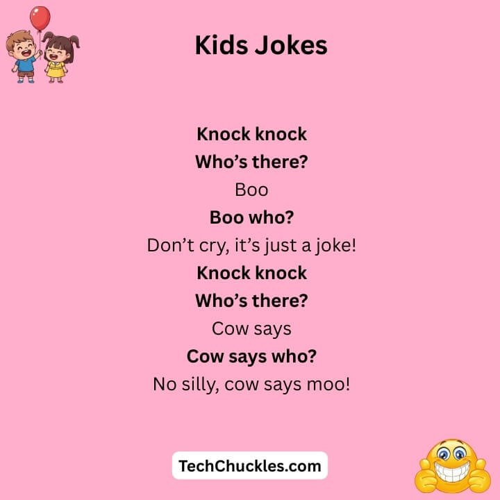 Knock Knock Jokes For 5 Year Olds