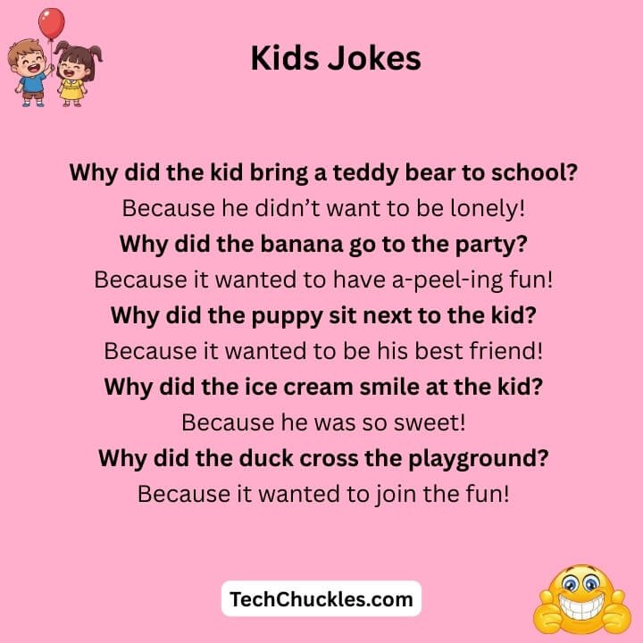 Jokes For 4 Year Olds