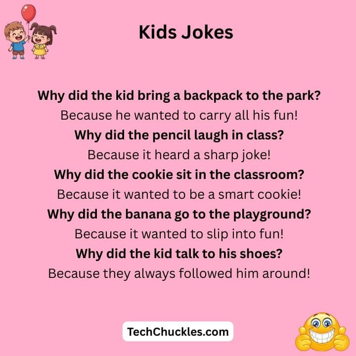 Jokes For 6 Year Olds