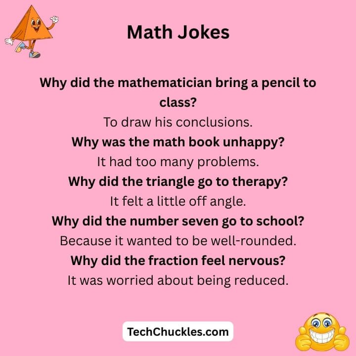 Math Jokes For Mathematicians
