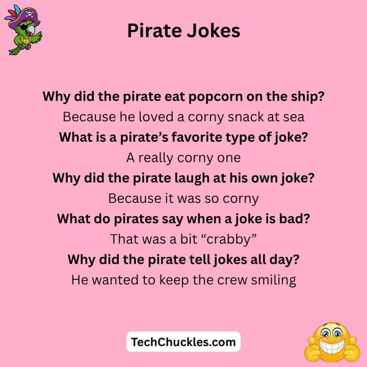 Corny Pirate Jokes