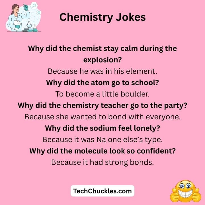  Chemistry Jokes