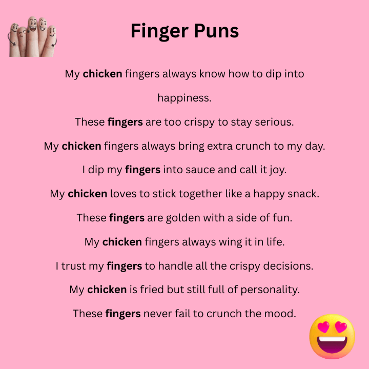 Chicken Finger Puns