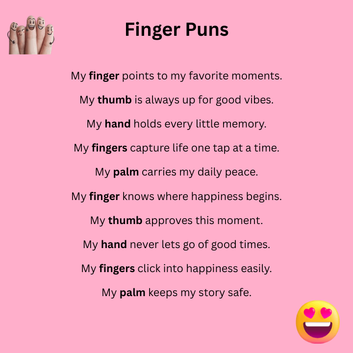 Finger Puns Captions