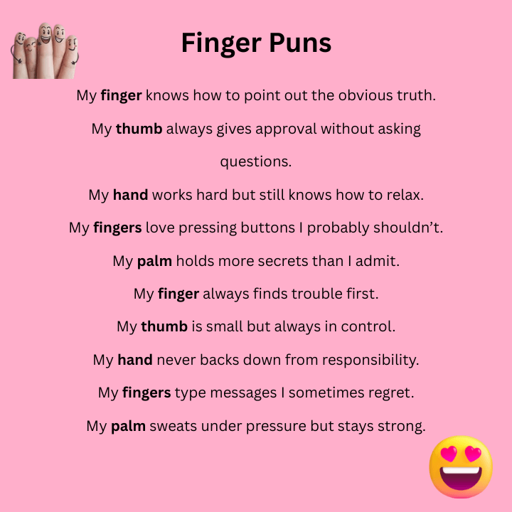 Finger Puns For Adults