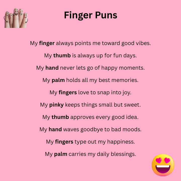 Finger Puns One Liners