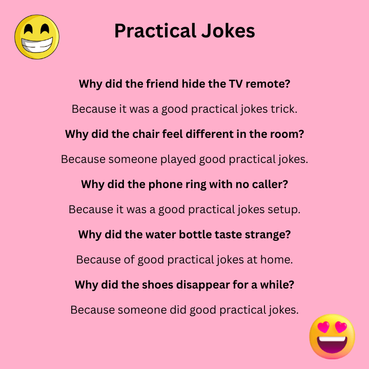Good Practical Jokes
