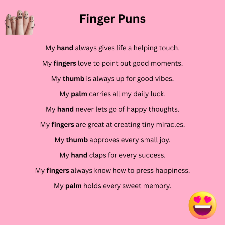 Hand Finger Puns