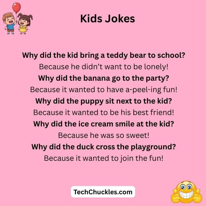 Jokes For 4 Year Olds