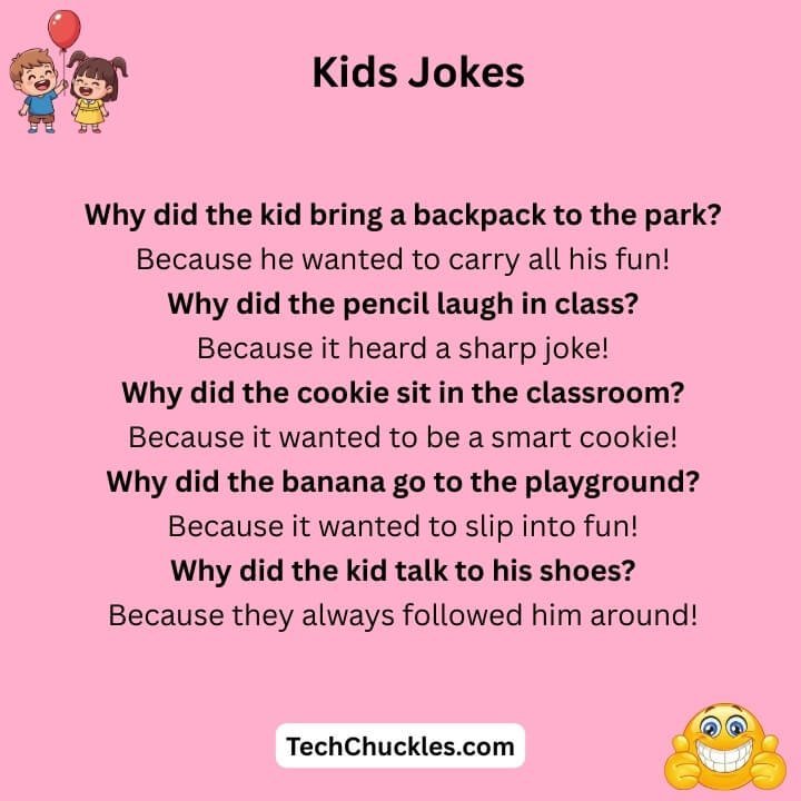 Jokes For 6 Year Olds