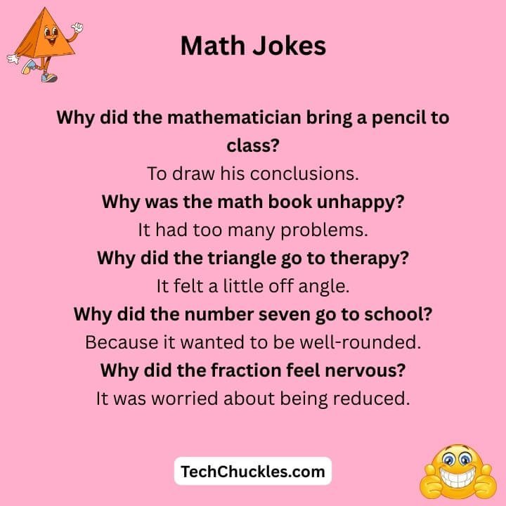 Math Jokes For Mathematicians