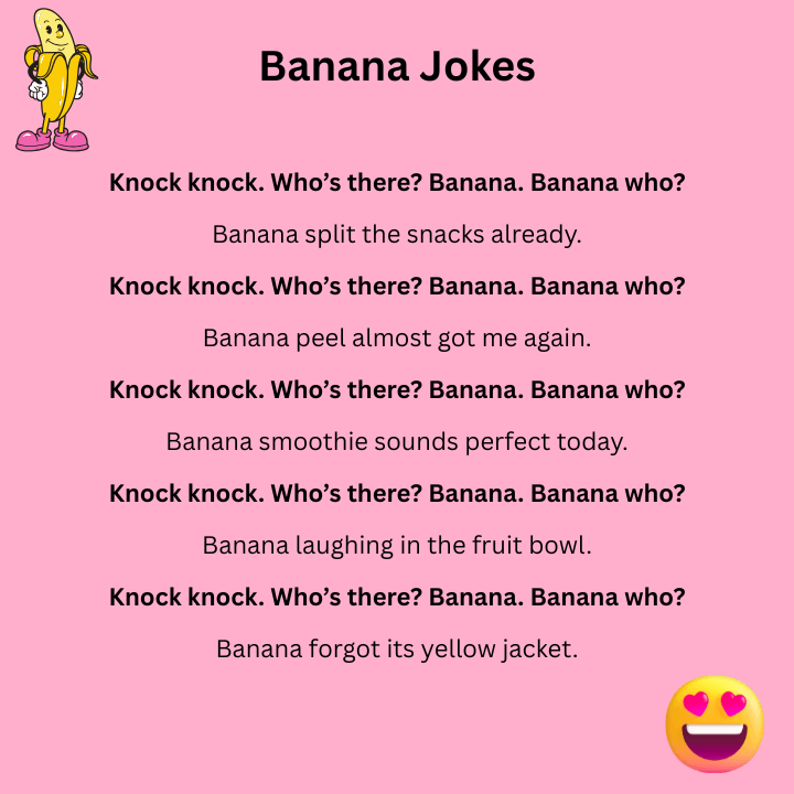 Knock Knock Banana Jokes