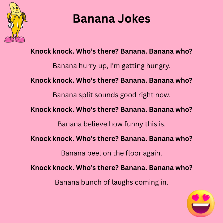 Banana Jokes Knock Knock