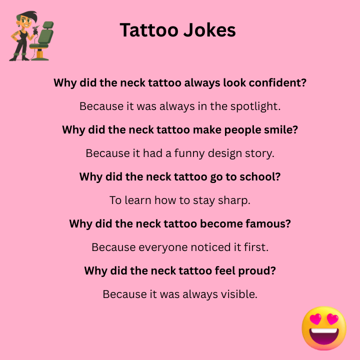Neck Tattoo Jokes
