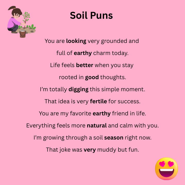 Soil Puns One Liners