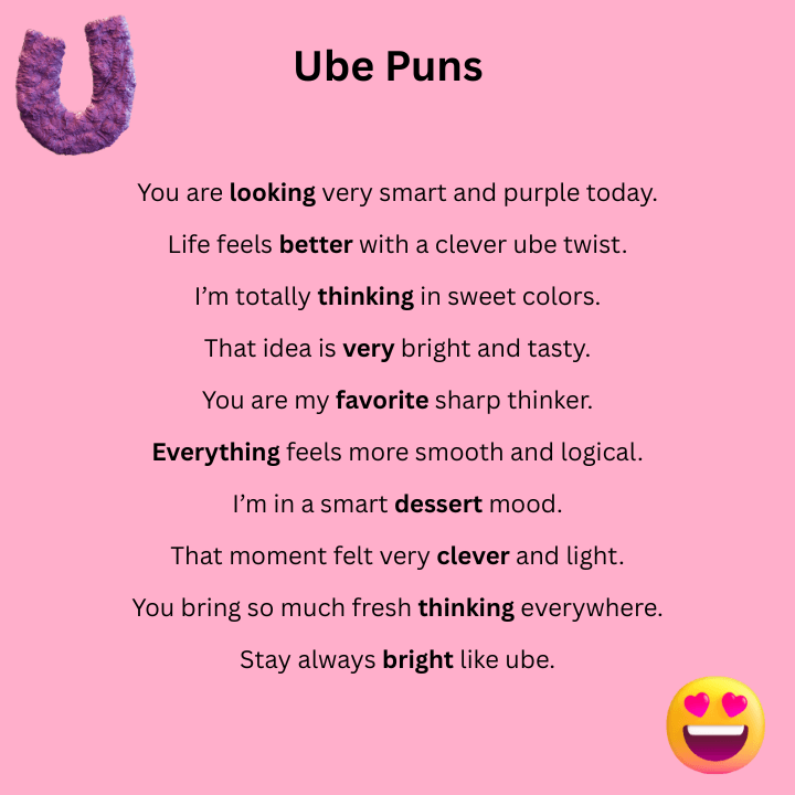 Clever Ube Puns