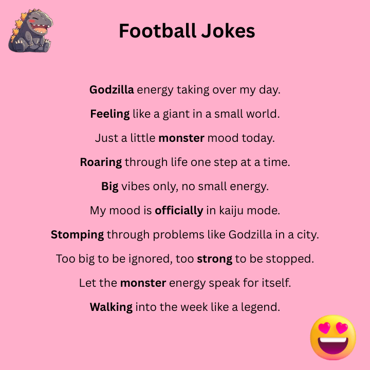 Godzilla Puns Captions