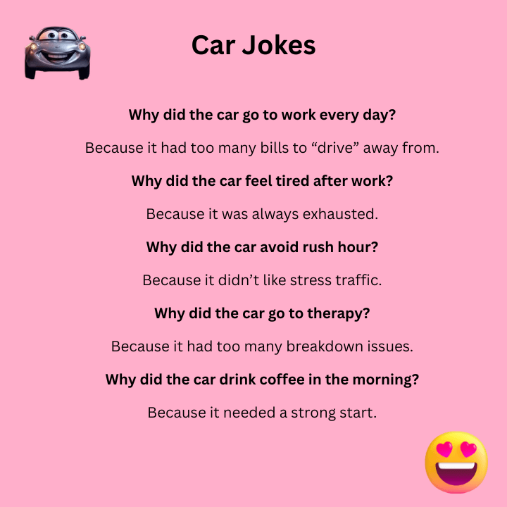 Car Jokes For Adults