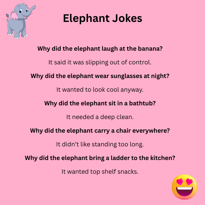 Elephant Jokes Funny