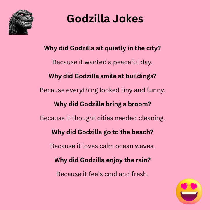 Godzilla Jokes Clean
