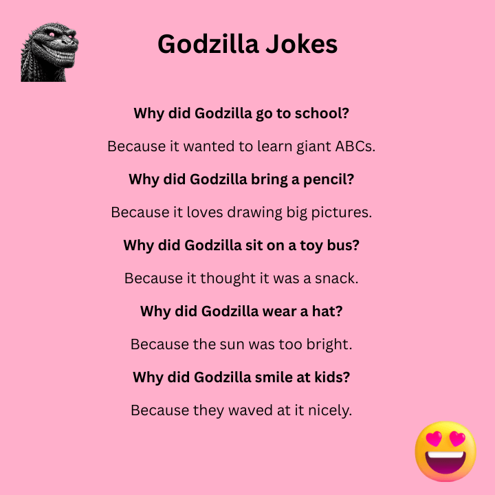Godzilla Jokes For Kids