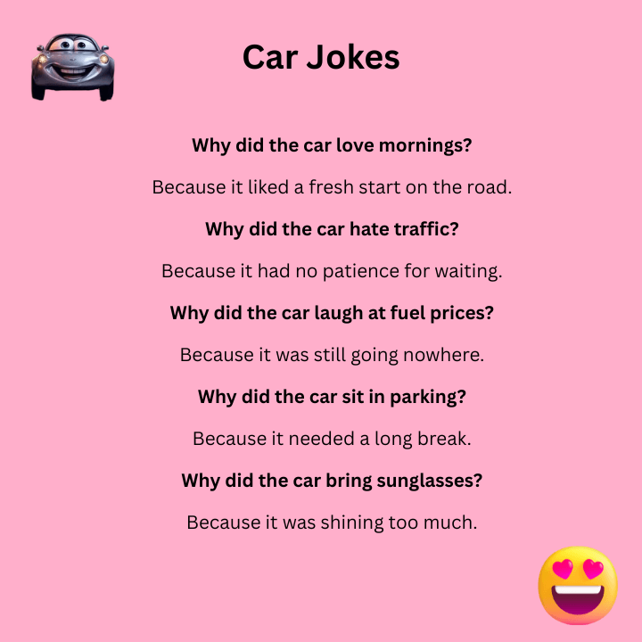 One Liner Car Jokes