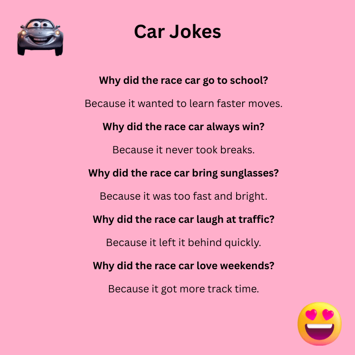 Race Car Jokes